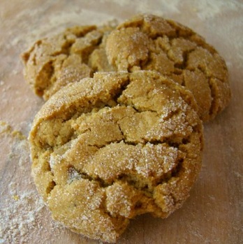Ginger Cookies with Candied Ginger