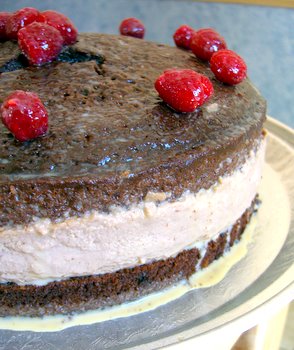 chocolate tres leches cake