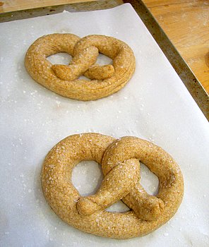 unbaked pretzels