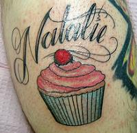 cupcake tattoo