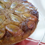 Banana Upside Down Cake close