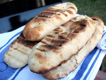 pile oâ€™ grilled flatbread