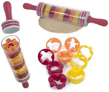 cookie cutter rolling pin