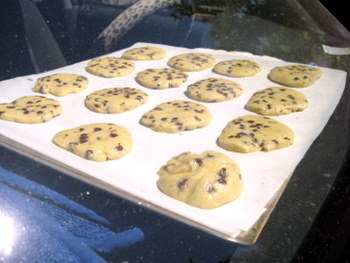 car cookies, 30 minutes in