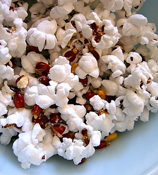 homemade popcorn