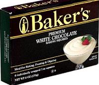 bakerâ€™s white chocolate