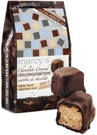 chocolate covered croutons