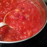homemade cranberry apple sauce