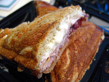 Turkey, Cranberry and Brie Panini