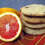 pecan cookies and blood oranges