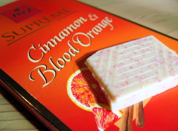 Cinnamon & Blood Orange white chocolate