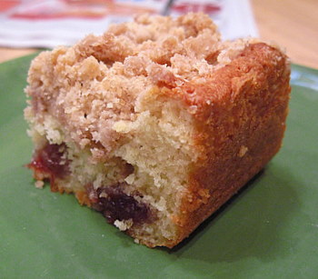 Strawberry Jam Crumb Coffee Cake