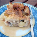 Apple Bourbon Bread Pudding