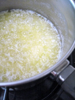 boiling butter