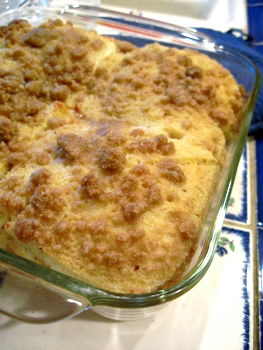 Brown Sugar Streusel Baked French Toast
