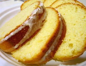 Sour Cream Pound Cake, sliced