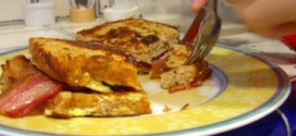 French Toast and Bacon Sandwich