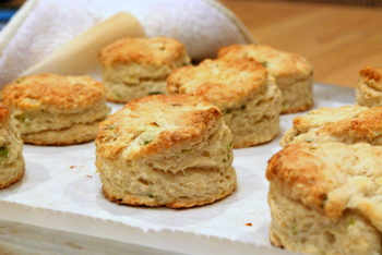Sour Cream and Green Onion Biscuits
