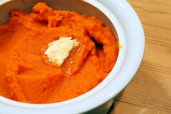 Mashed Sweet Potatoes with Maple Butter