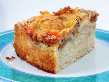 Apple Pie Coffee Cake with Cheddar Cheese