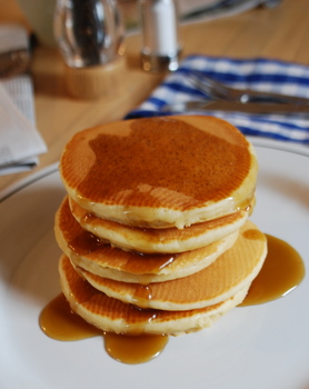 Brown Sugar Pancake stack