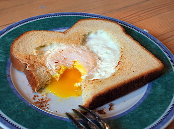 Valentine's Day Egg in Toast
