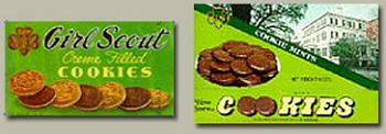 Girl Scout Cookies from the past