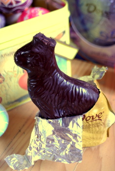 Dove Silky Smooth Solid Dark Chocolate Bunny