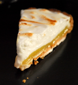 Lime Meringue Tart slice