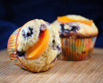 Blueberry Apricot Muffins