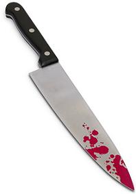 Bloody Evidence Chefâ€™s Knife
