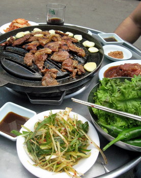 Korean BBQ Pork, cooked!