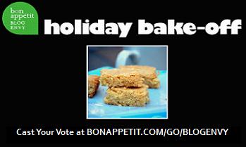 Vote for me at Bon Appetitâ€™s Blog Envy!