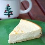 Eggnog Ricotta Cheesecake