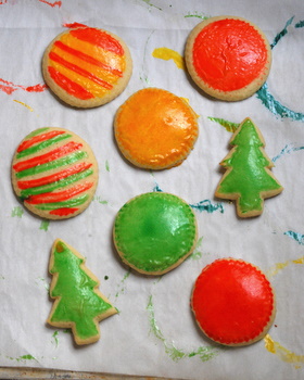 Shiny Ornament Cookies