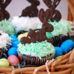 Chocolate Coconut Easter Cupcake