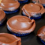 Chocolate Cupcakes with Milk Chocolate Frosting
