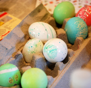 Swirled Easter Eggs