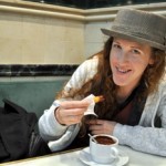 Nicole eating Churros