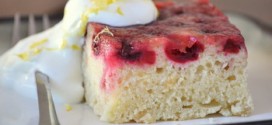 Meyer Lemon Cranberry Upside Down Cake