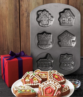 4PCS Gingerbread House Mold Cookie Cutter Chocolate Bake Mould Christmas Gift SL