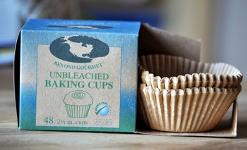 Unbleached baking cups