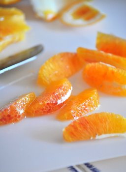 Fresh Orange Segments