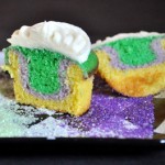 Mardi Gras Cupcakes