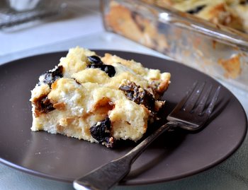Fig and Goat Cheese Bread Pudding