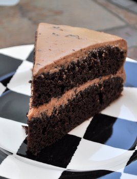 Chocolate Chocolate Chip Layer Cake