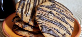 Chocolate-Drizzled Espresso Chocolate Chip Cookies