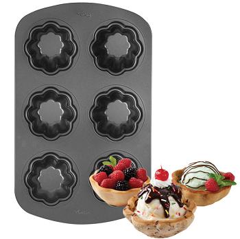 NEW Ice Cream Cookie Bowl  6-Cavity Non-Stick from Wilton #0641