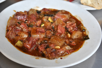 Beef Cheek stew at Pinotxo Bar