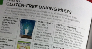 Everyday Food rates Gluten Free Baking Mixes
